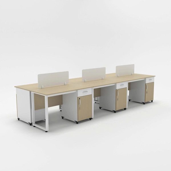 Cụm bàn làm việc 6 người CB6-3