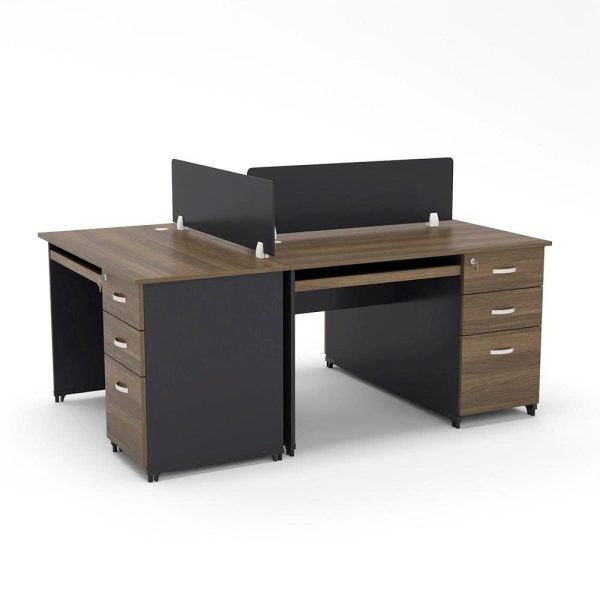 Cụm bàn làm việc 3 chỗ ngồi CB3-2