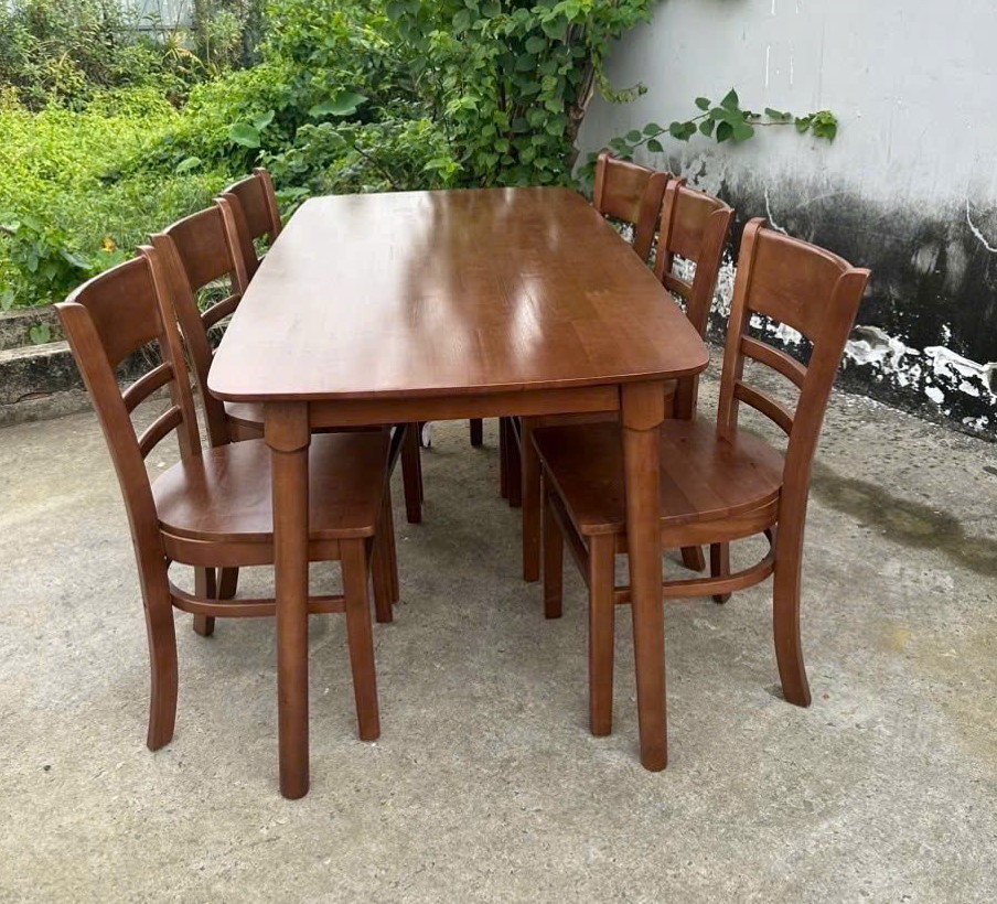 Bộ bàn ăn 6 ghế CF04