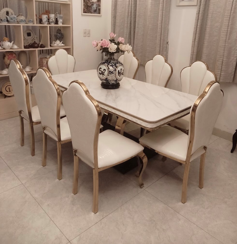 Bàn ăn tân cổ điển QAN01