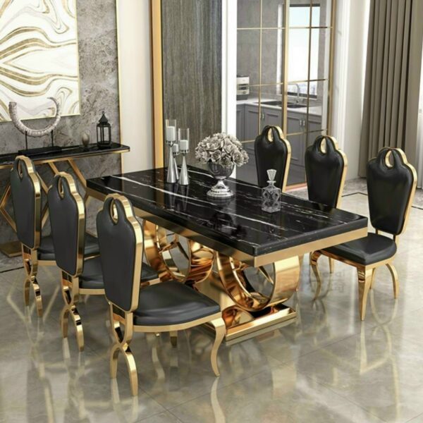 Bàn ăn tân cổ điển QAN02-18D