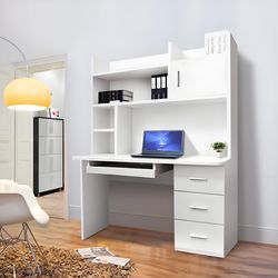 Bàn học , làm việc có kệ sách BCF15