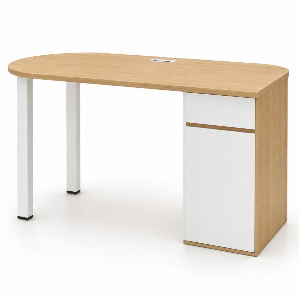 Bàn chân sắt độc lập có tủ 1m4 BS19
