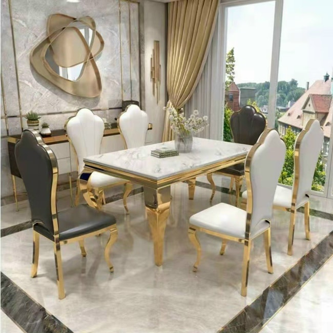 bàn ăn hình chữ nhật