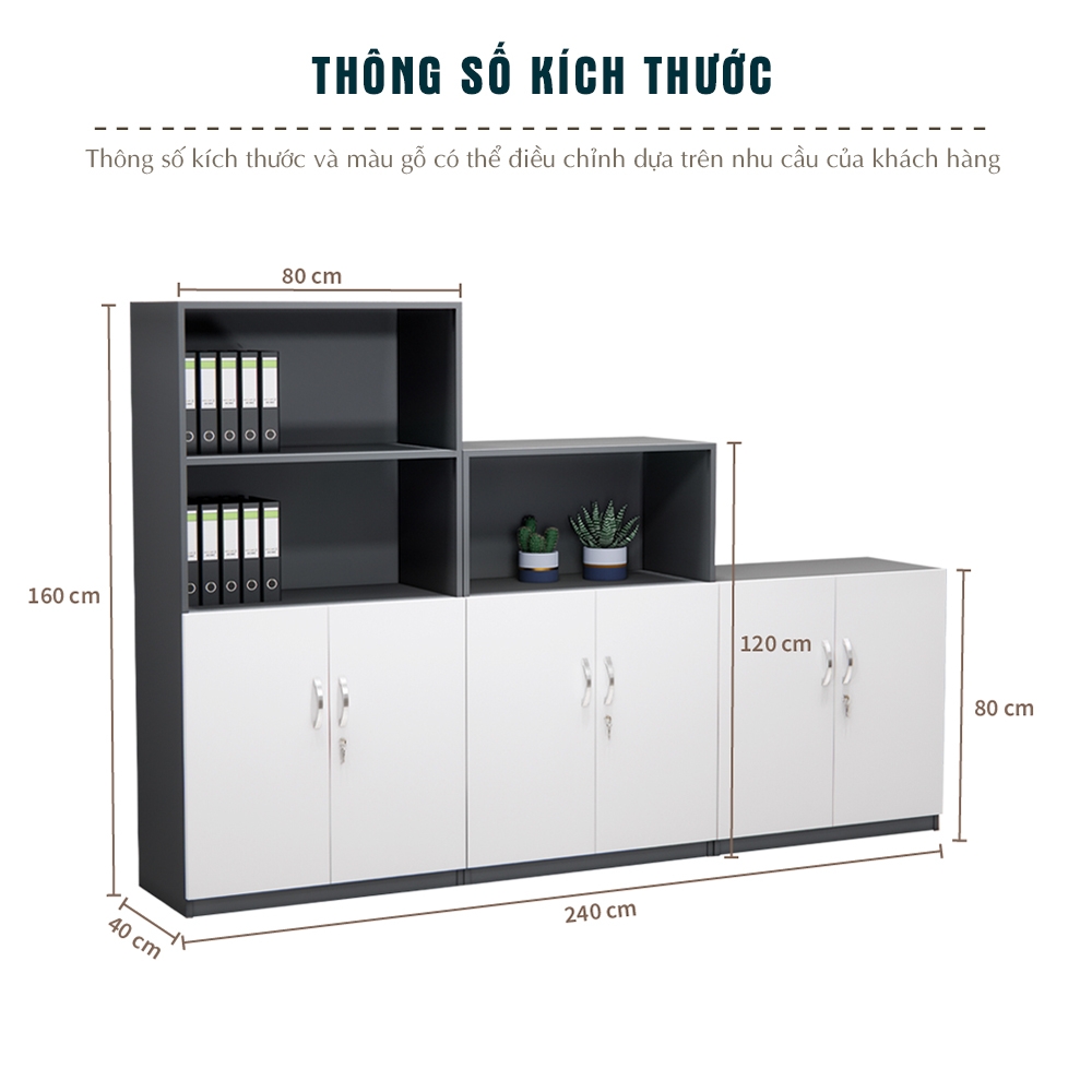 Tủ hồ sơ văn phòng TL02-K1 - Ảnh 3