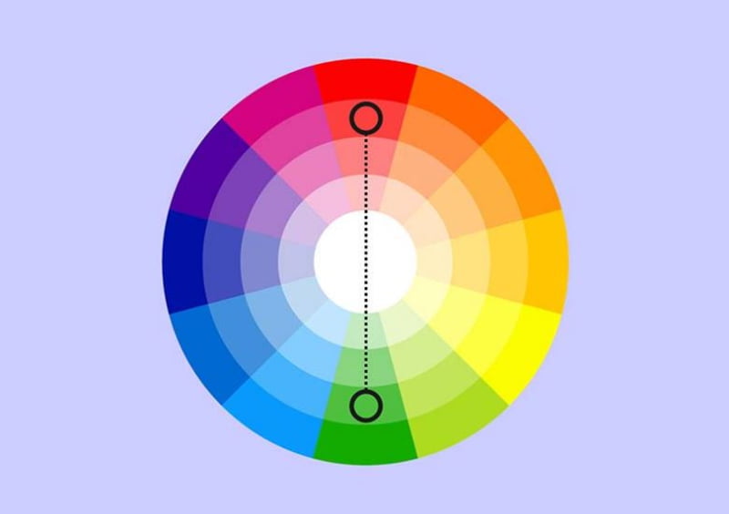 Phối màu tương phản