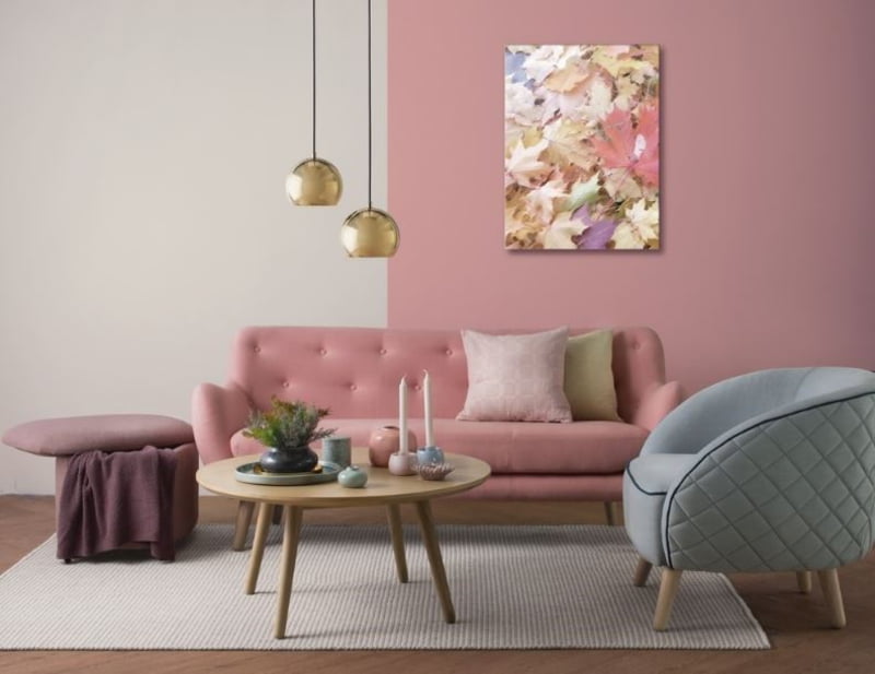 Tông màu hồng kem