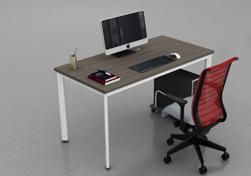 Mẫu bàn nhân viên theo kích thước