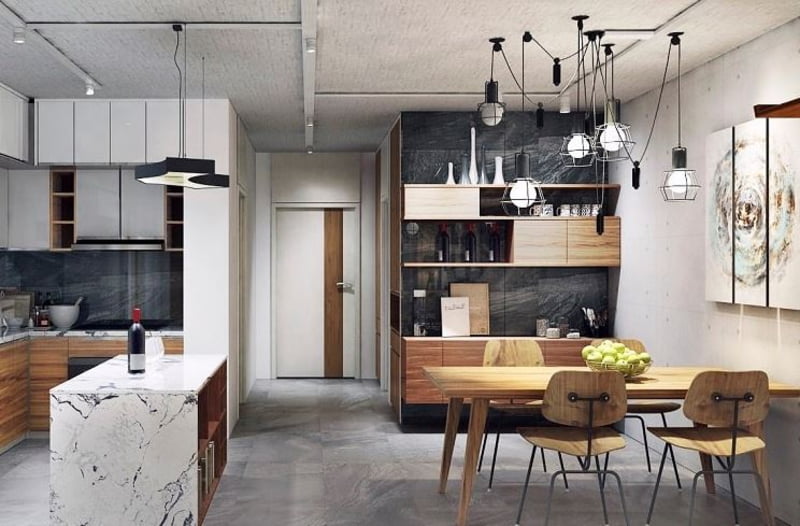 Phong cách Vintage trong phòng bếp