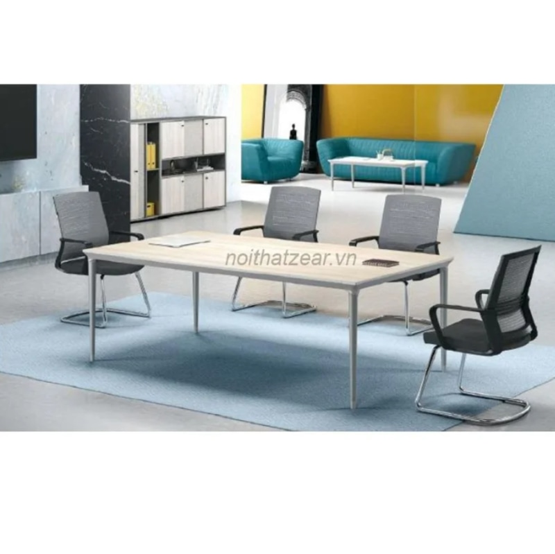 Bàn họp nhập khẩu chân sắt 2m GAIA04-2010