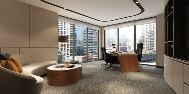 Mẫu thiết kế phòng giám đốc hiện đại