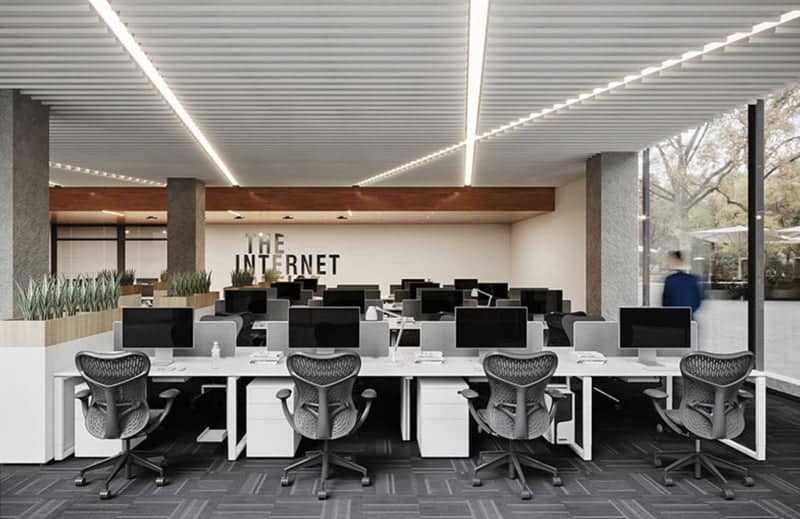 Mẫu thiết kế văn phòng 20m2