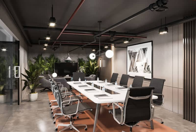 Phòng họp phong cách Eco