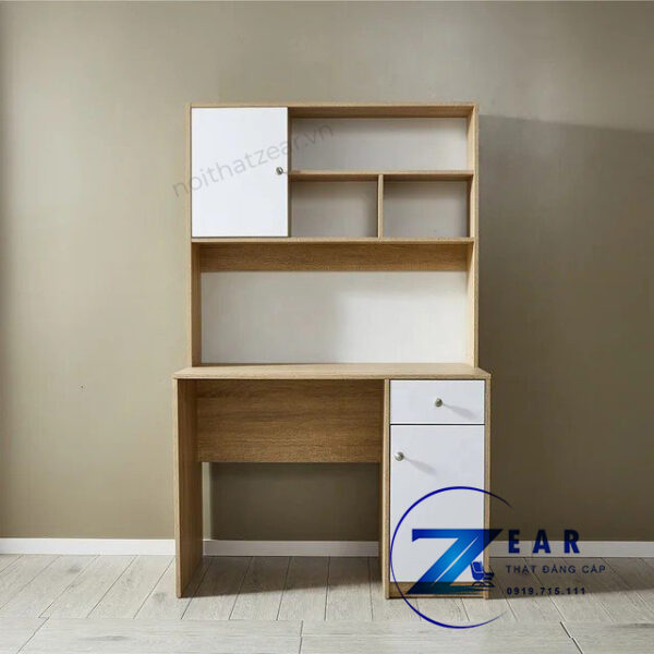 Bàn làm việc có kệ sách Home 11