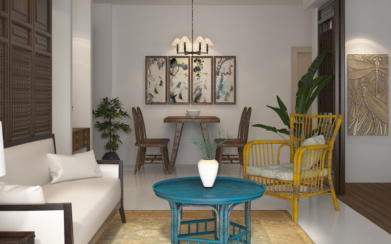 Chất liệu đậm chất Á Đông