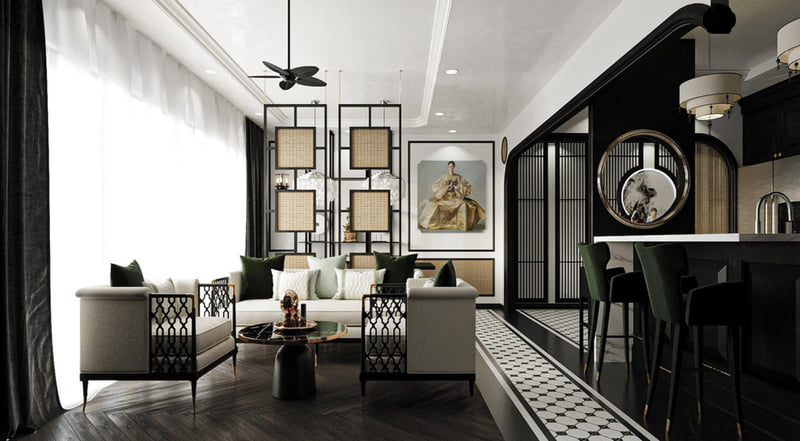 Đặc điểm phong cách nội thất Indochine
