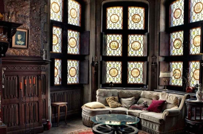 Kiến trúc Gothic sử dụng nội thất tinh tế