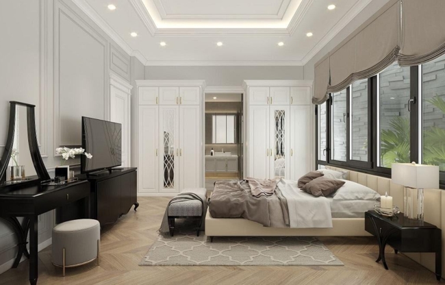 Thiết kế phòng ngủ phong cách nội thất Art Deco