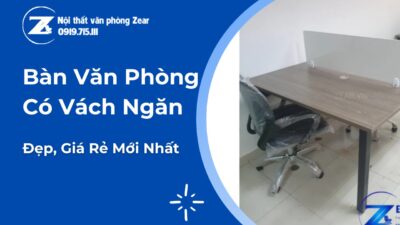 bàn văn phòng có vách ngăn