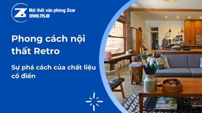 phong cách nội thất retro
