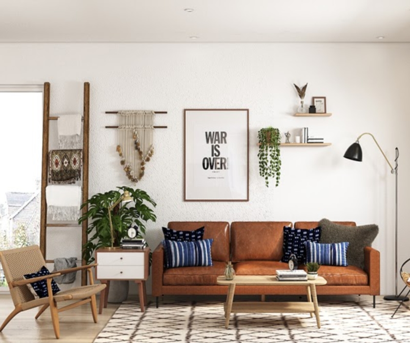 Kết hợp hình ảnh với các đồ trang trí khác