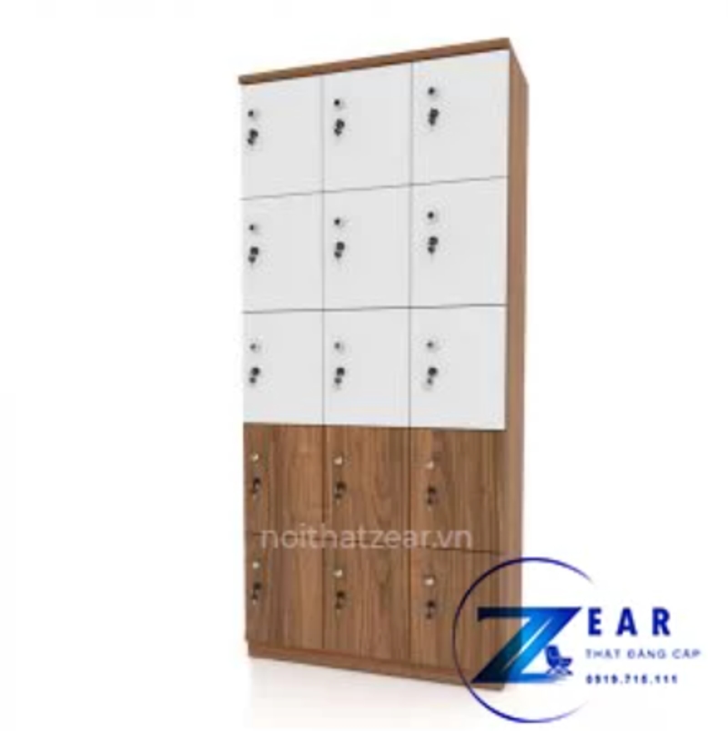 Tủ locker gỗ 15 ngăn LK15G