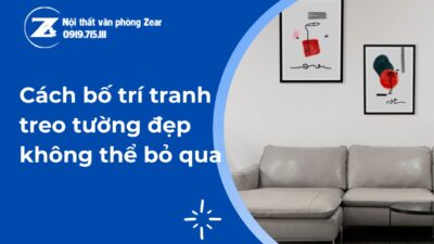 cách bố trí tranh treo tường