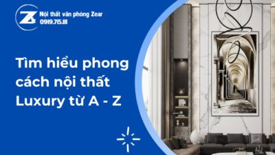 phong cách nội thất luxury