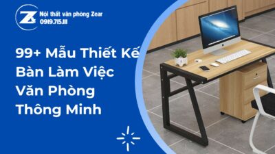 thiết kế bàn làm việc