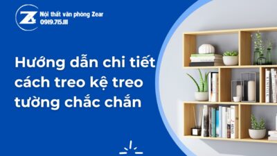 cách treo kệ treo tường