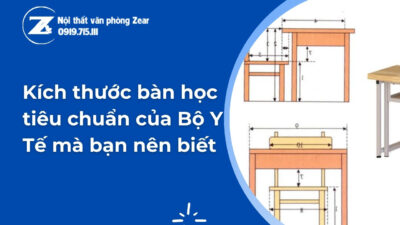 kích thước bàn học tiêu chuẩn