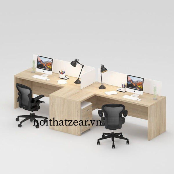 Cụm bàn 2 người chữ L CBL-2