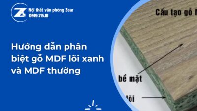 mdf lõi xanh và mdf thường