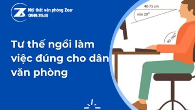 tư thế ngồi làm việc đúng