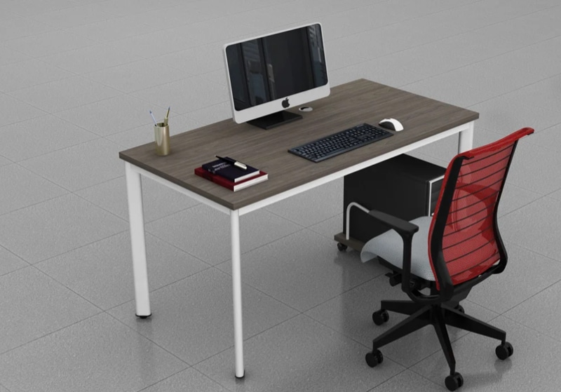 Bàn nhân viên chân Oval cao cấp ER1206