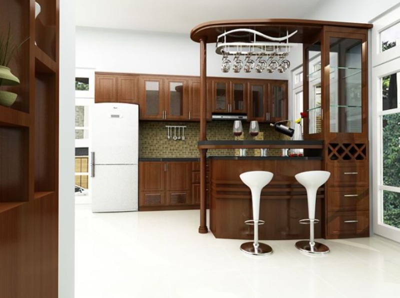 Kích thước ghế quầy bar cho gia đình