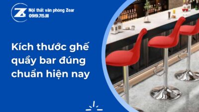 kích thước ghế quầy bar