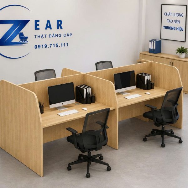Cụm bàn làm việc 4 người CB4-21