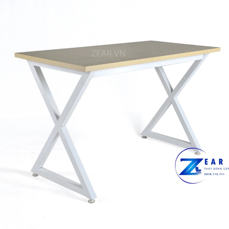 Bàn Mặt Gỗ Chân Sắt Chữ X BS5-1