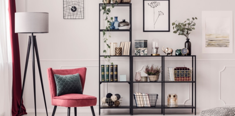 Kệ sách kim loại