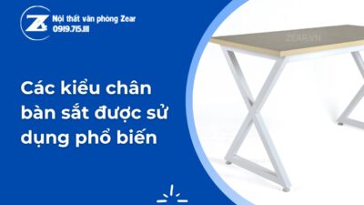 Các kiểu chân bàn sắt