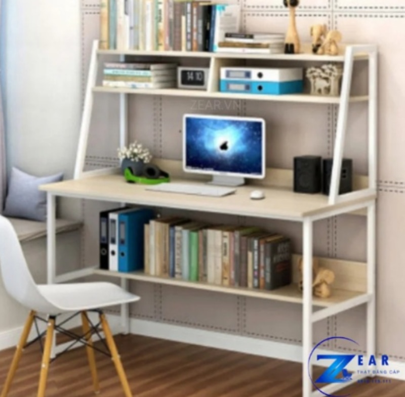 Bàn có giá sách home 7