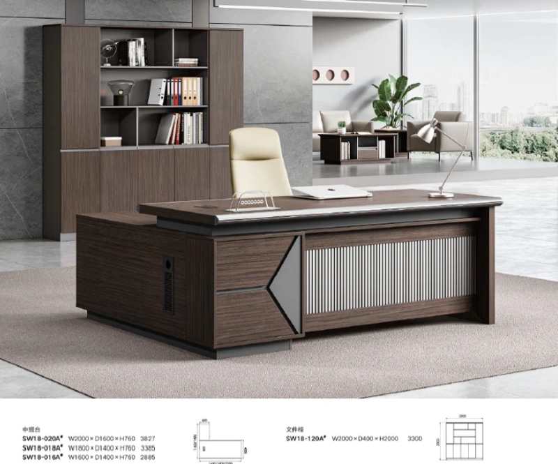 Bàn giám đốc nhập khẩu 1.6m MIA14-1614