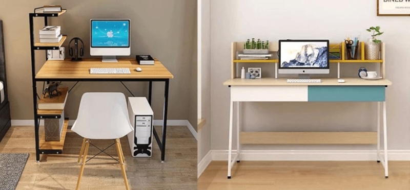 bàn học đẹp bằng gỗ có chi phí phù hợp