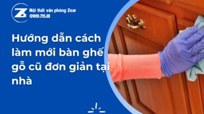 cách làm mới bàn ghế gỗ cũ