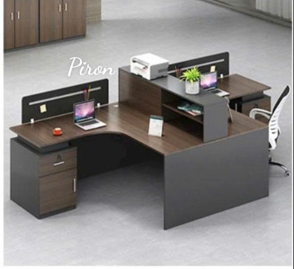 Cụm bàn làm việc chữ L 2 người CBL03-2
