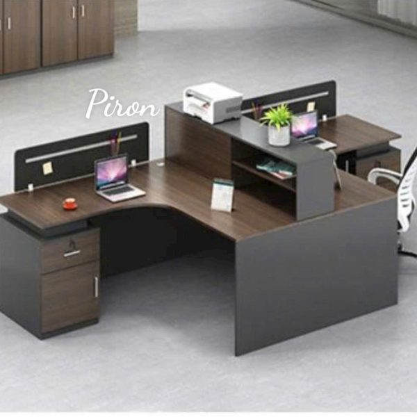 Cụm bàn làm việc chữ L 2 người CBL03-2