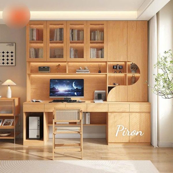 Bàn làm việc có kệ Home77