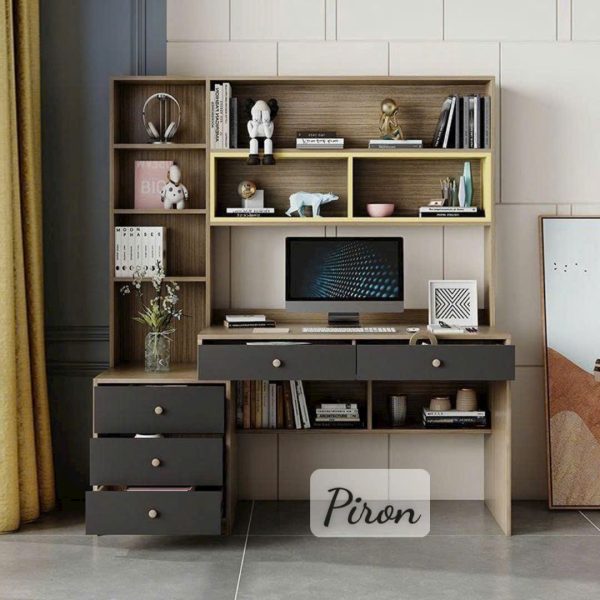 Bàn làm việc có kệ Home66