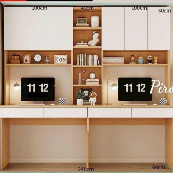 Bàn làm việc có kệ Home69-24